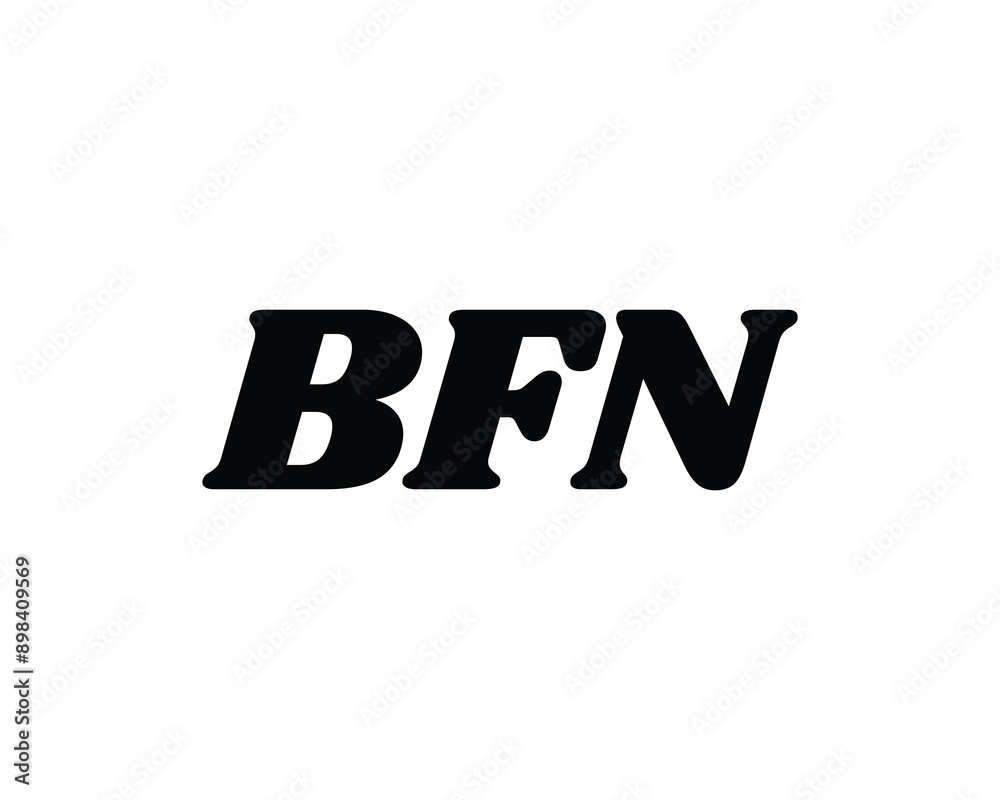 BFN logo design vector template. BFN logo design. BFN logo design vector template. BFN logo design.