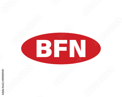 BFN logo design vector template. BFN logo design.