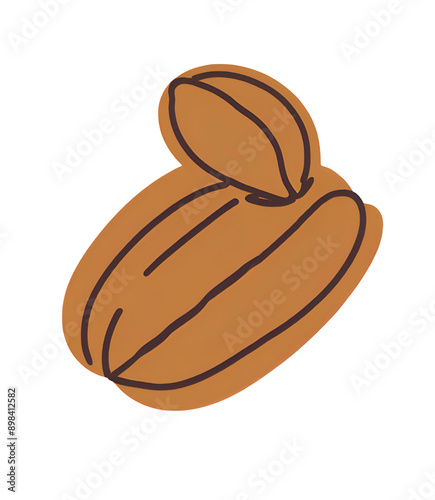 Cute coffee bean 