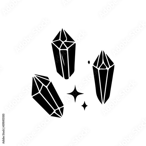 Mystical ......., Magic Celestial Silhouette Tattoo design.