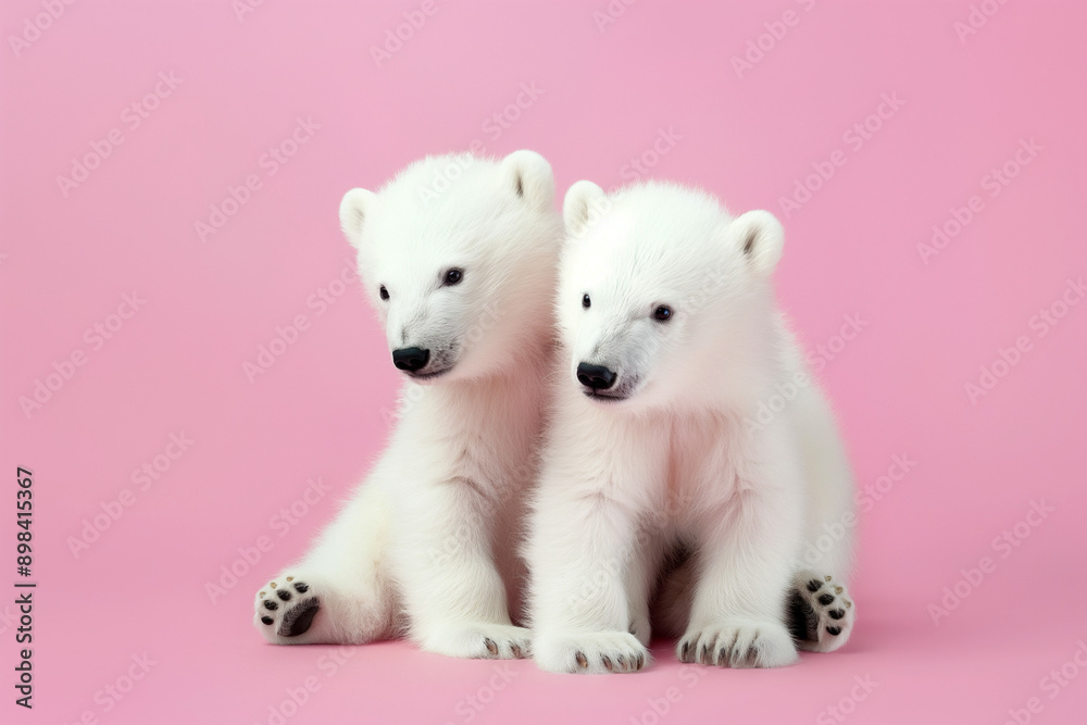 Happy Pair of Polar Cubs Happy Pair of Polar Cubs