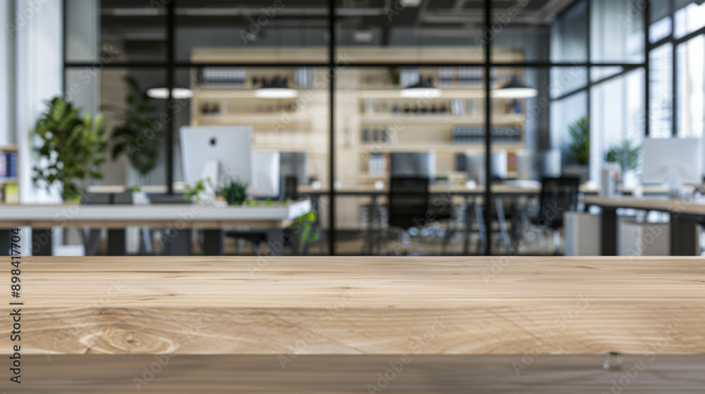 Contemporary Office Desk with Text Space: Suitable for Business and Web Design Contemporary Office Desk with Text Space: Suitable for Business and Web Design
