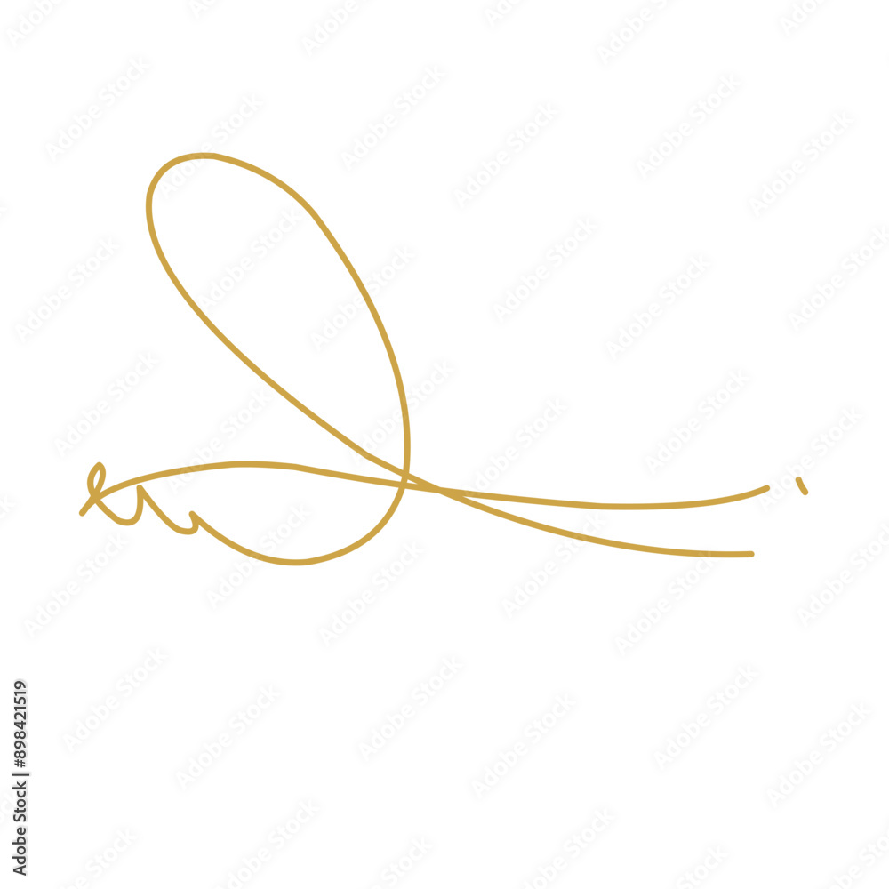 Hand drawn signature Hand drawn signature