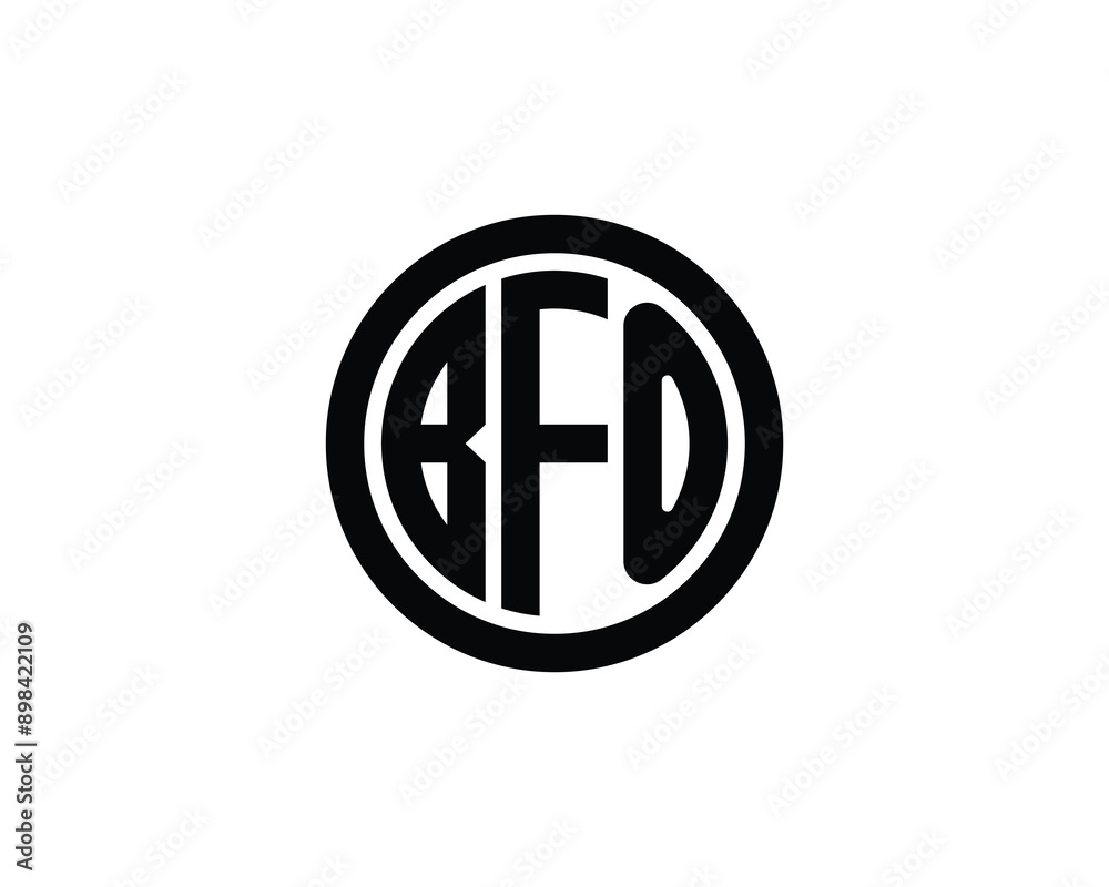 BFO logo design vector template. BFO logo design. BFO logo design vector template. BFO logo design.