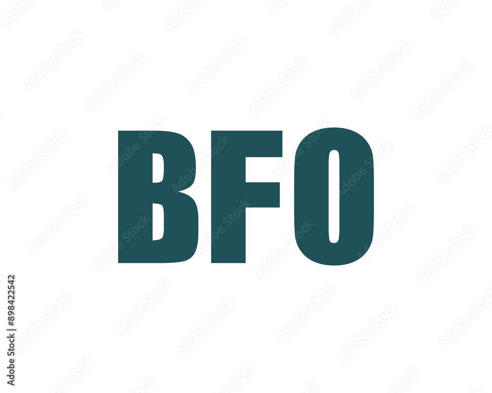 BFO logo design vector template. BFO logo design. BFO logo design vector template. BFO logo design.