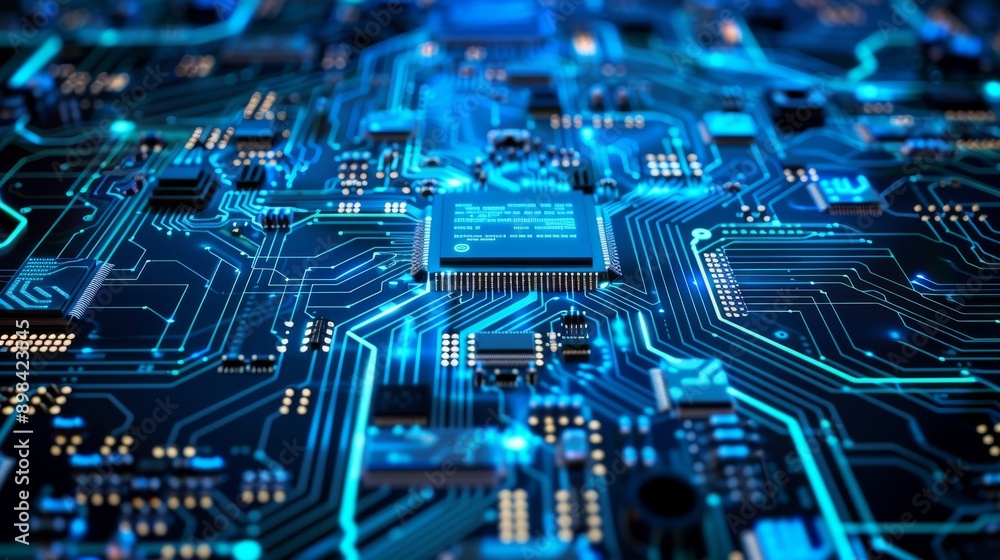electronic circuit board inside of the computer electronic circuit board inside of the computer