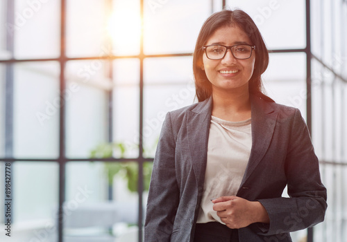 Young confident smiling business woman leader, successful entrepreneur Free Download Young confident smiling business woman leader, successful entrepreneur - GFXLoad
