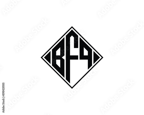 Free Download BFQ logo design vector template, BFQ logo design. - GFXLoad