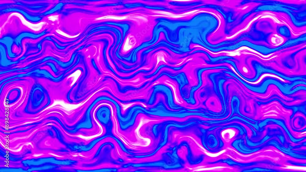 Abstract liquid background with loop animation.