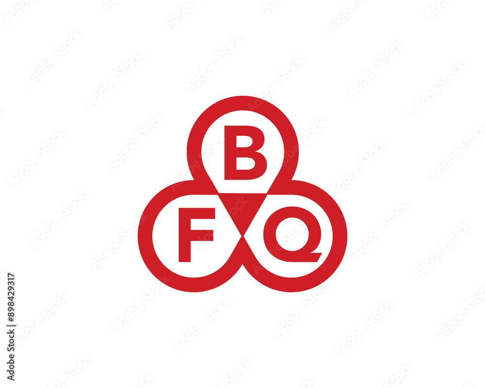 BFQ logo design vector template, BFQ logo design.