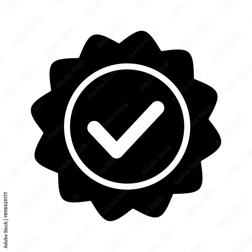 approve icon vector on white background.accept icon