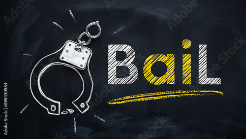 Illustration of the word bail