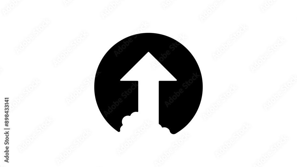 success symbol,arrow up like rocket, black isolated silhouette success symbol,arrow up like rocket, black isolated silhouette