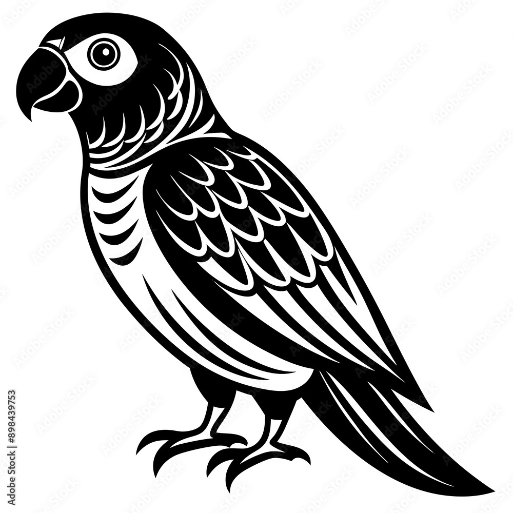 Fototapeta premium parrot vector