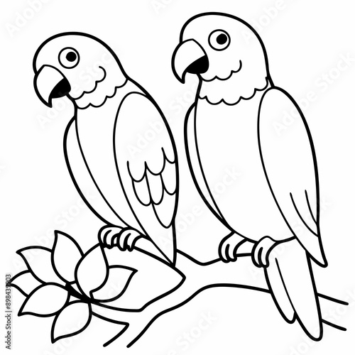 parrot vector