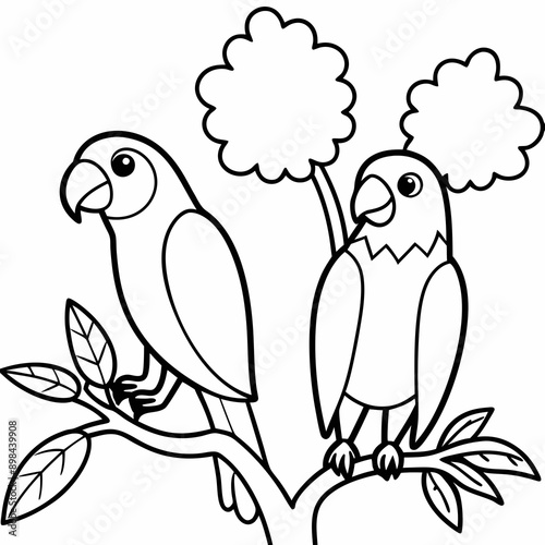 parrot vector