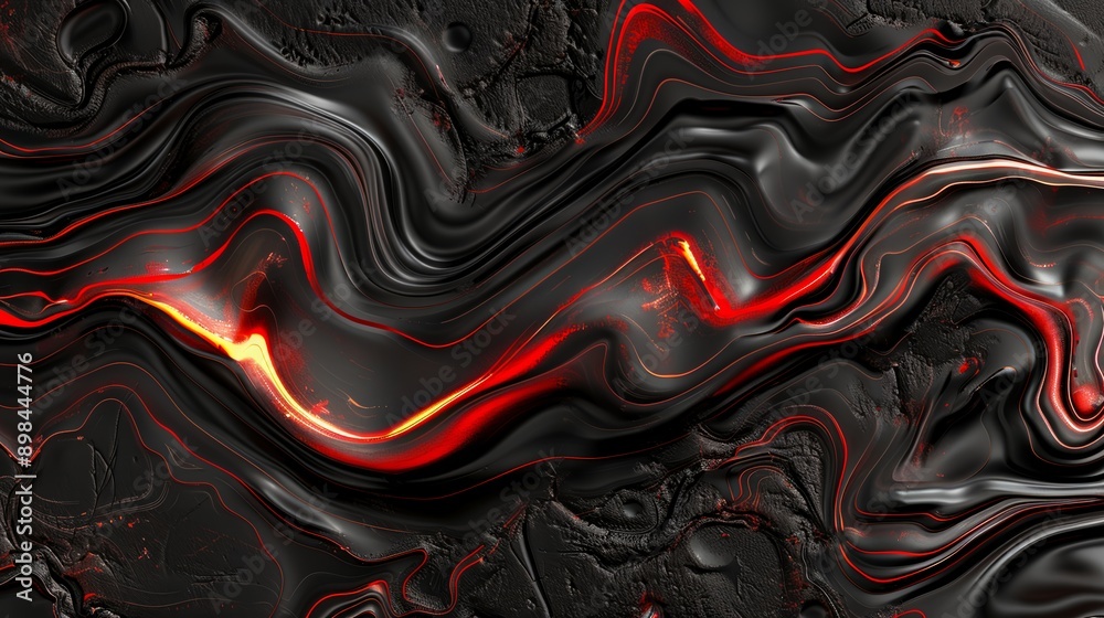 Obraz premium Abstract background showing liquid texture with red hot lava
