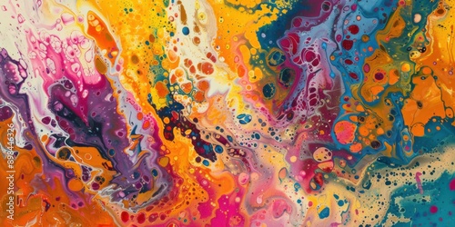 Cosmic Swirl of Artistic Colors