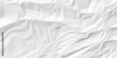 White crumpled wrinkle paper background texture pattern overlay. wrinkled high resolution arts craft and Seamless white crumpled paper.	
