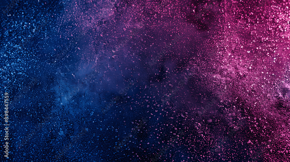 Fototapeta premium Dark blue magenta pink purple grainy background with noisy texture for colorful web banner backdrop design
