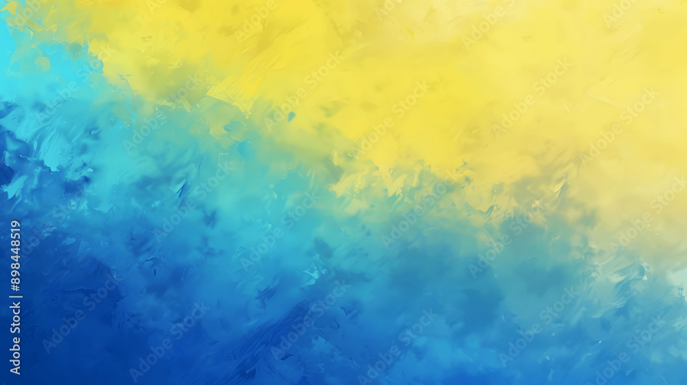 Neon blue yellow grainy gradient background with colorful noise texture for summer banner design Neon blue yellow grainy gradient background with colorful noise texture for summer banner design