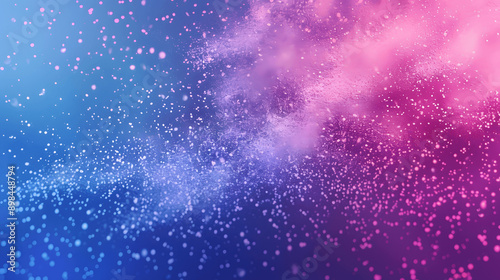 Neon pink blue grainy gradient background with colorful noise texture for summer banner design
