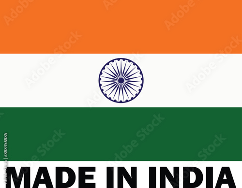 Made in India, Make in India Manufactured , India product icon, Made in India icon
