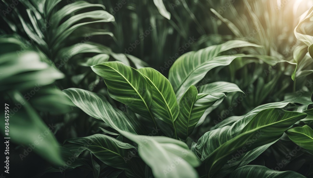 custom made wallpaper toronto digitalMonstera Leaf Close-Up