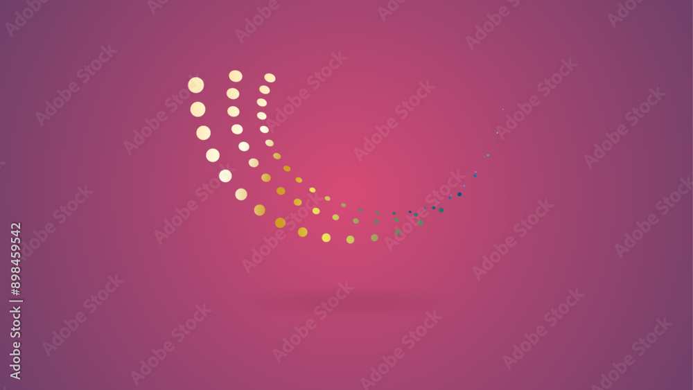 Dynamic Spiral Dot Wave with Text Copyspace. Dynamic Spiral Dot Wave with Text Copyspace.
