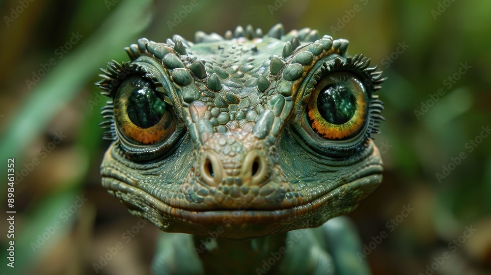 Cute dinosaur with big eyes Cute dinosaur with big eyes
