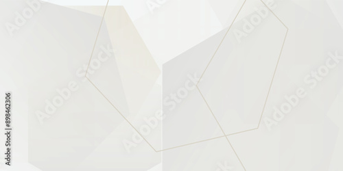 Luxury abstract Banner background vector. Modern geometric shapes an d gold line art wallpaper design for website, prints, cover, backdrop, Wall art and wall decoration.