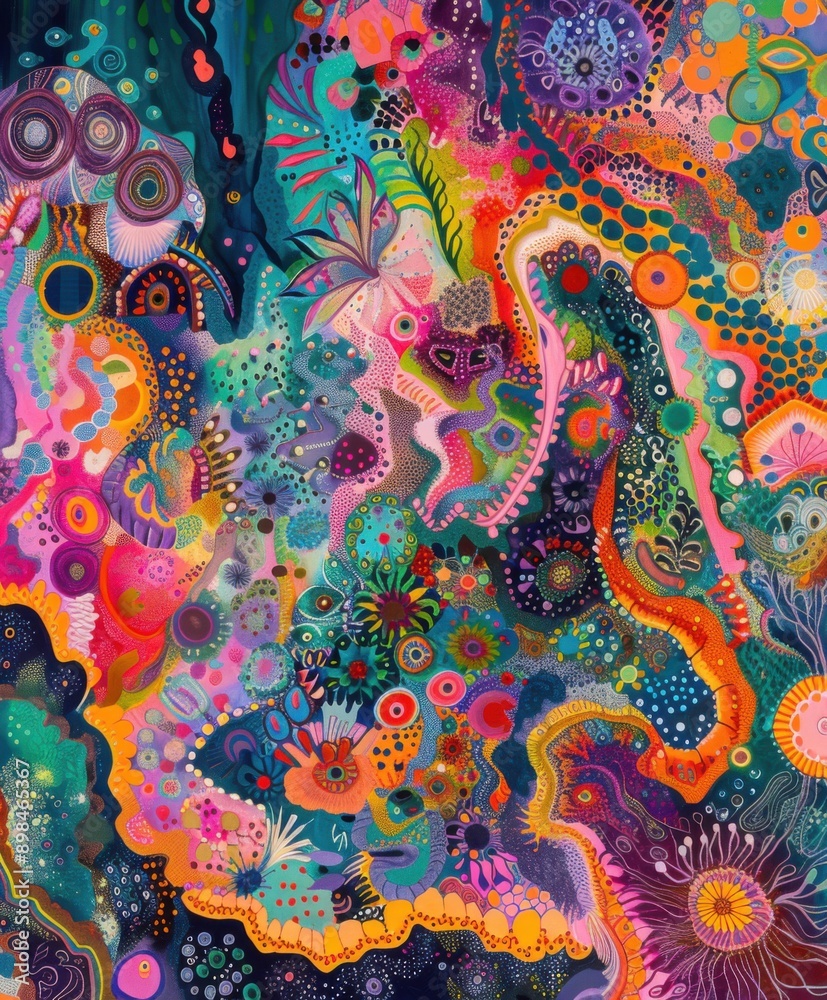 Cosmic Swirl of Artistic Colors Cosmic Swirl of Artistic Colors
