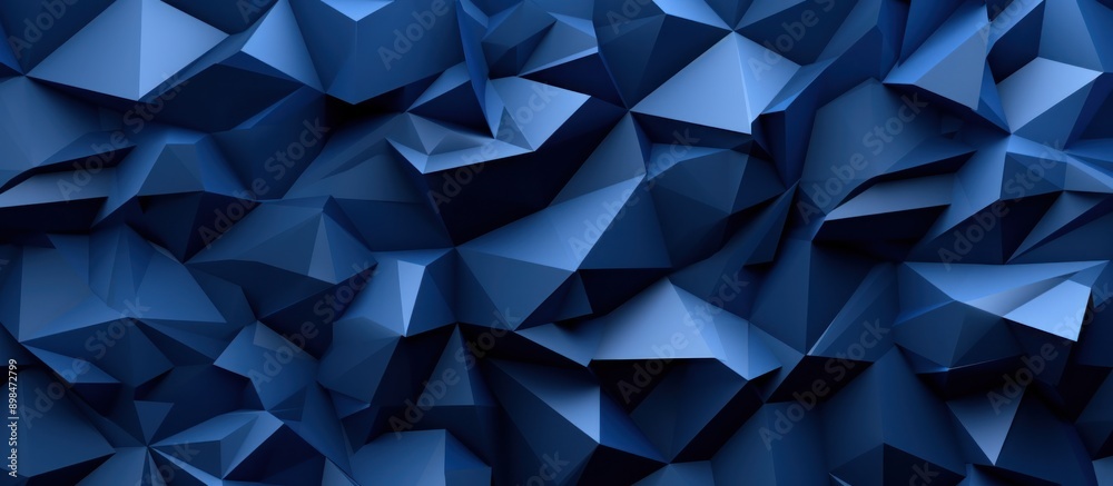 Abstract Blue Polygonal Background Abstract Blue Polygonal Background