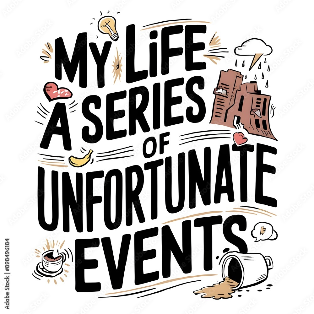 Naklejka premium Stylish shirt with a simple design on funny and humorous shapes and writing.