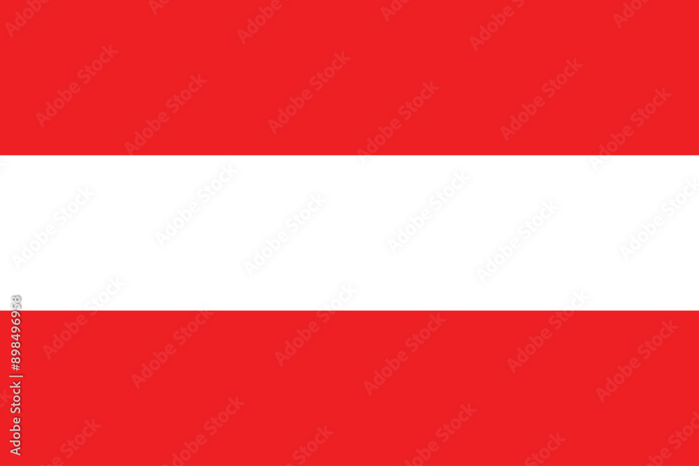 Flags of Austria. Flat element design. National Flag. White isolated background Flags of Austria. Flat element design. National Flag. White isolated background