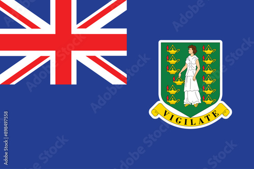 Photography Flags of the British Virgin Islands