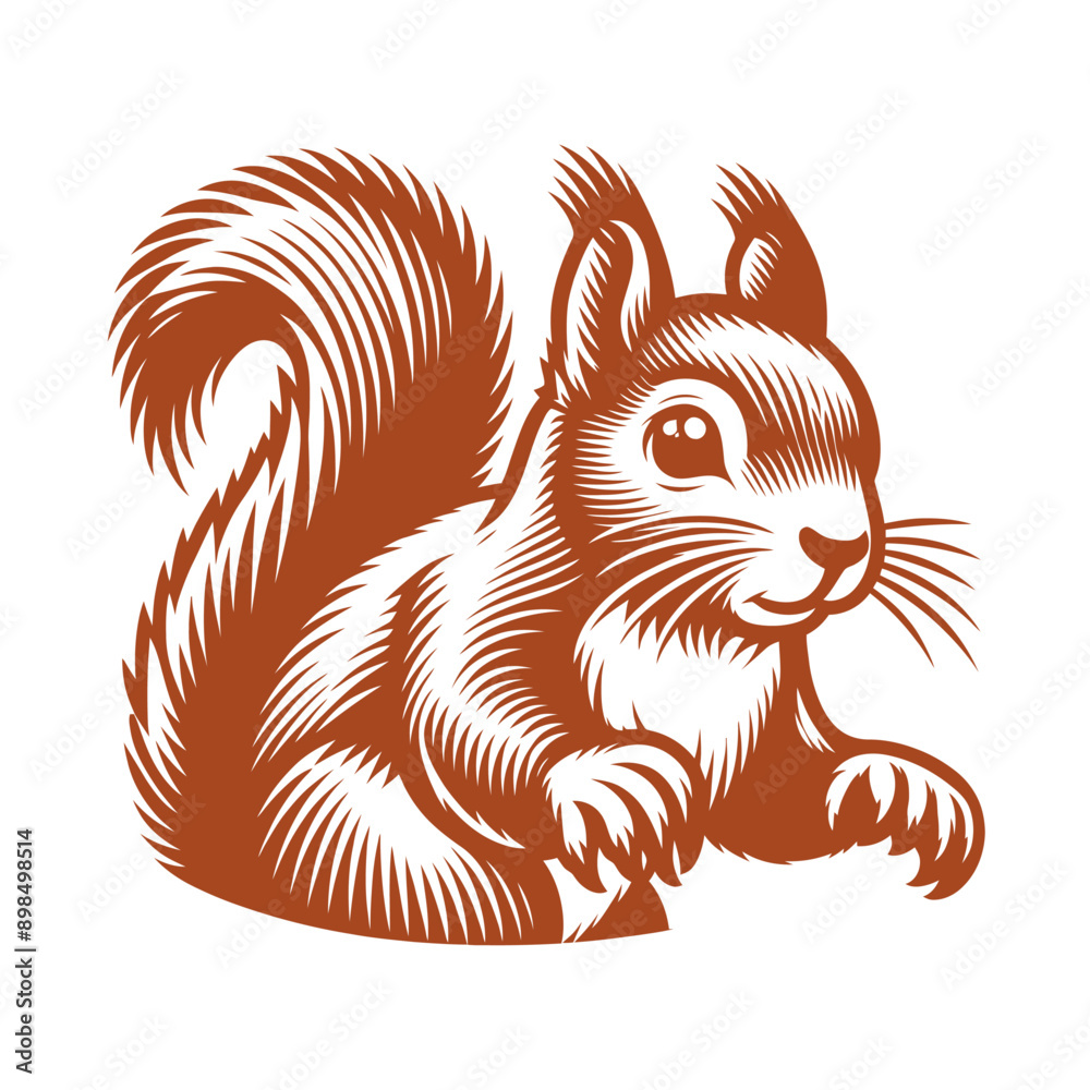 Squirrel vector, squirrel logo
