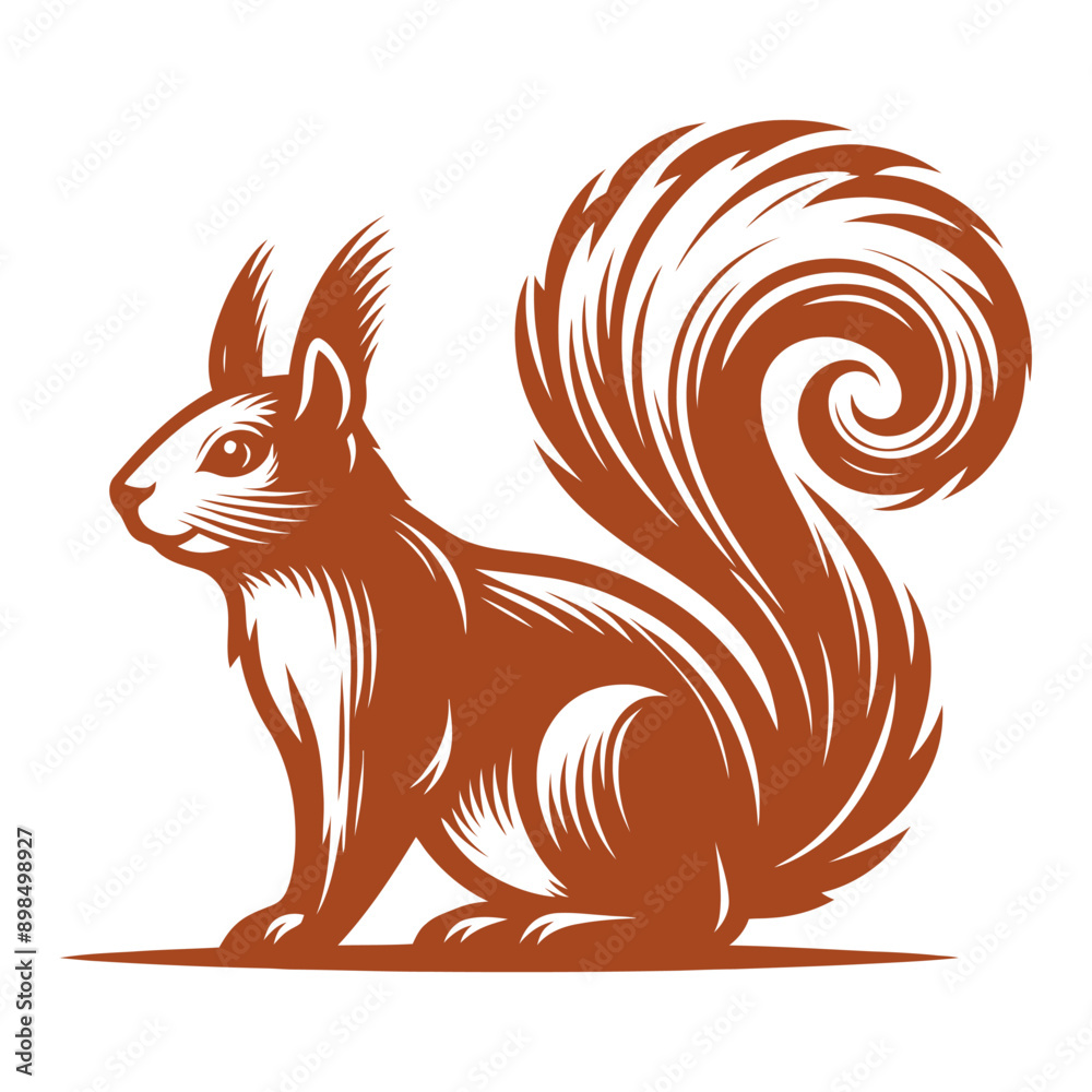 Squirrel vector, squirrel logo