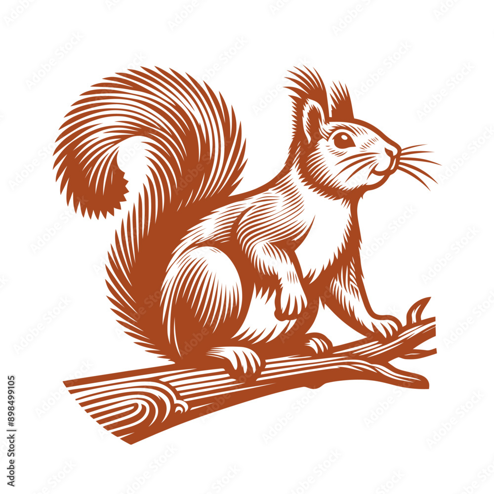 Squirrel vector, squirrel logo