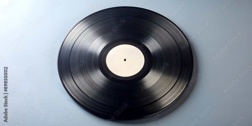 Obraz premium Schallplatte Vinyl Schellack Vinylscheibe Scheibe Platte Creative AI
