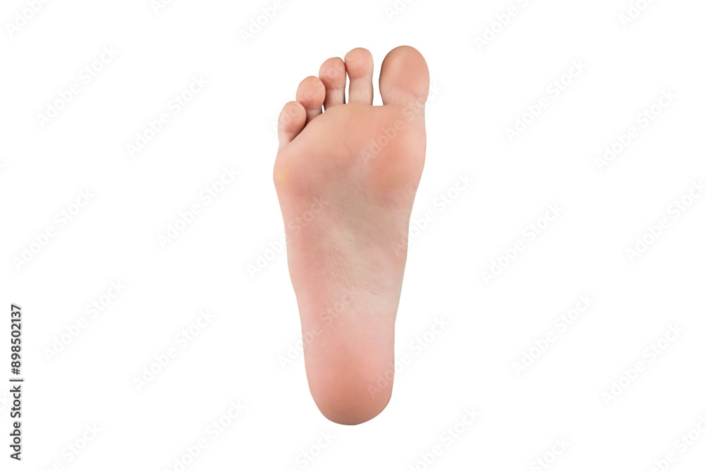 one foot isolated on white background.Beautiful neat foot. boy's foot. baby foot isolated on white background. one foot isolated on white background.Beautiful neat foot. boy's foot. baby foot isolated on white background.