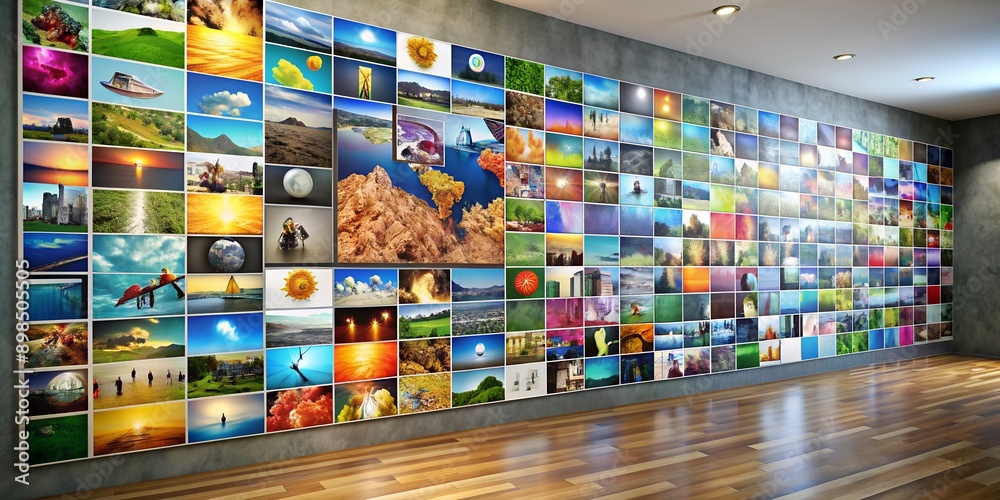 A picture on a wall informative Vibrant engaging AI-Generated Content