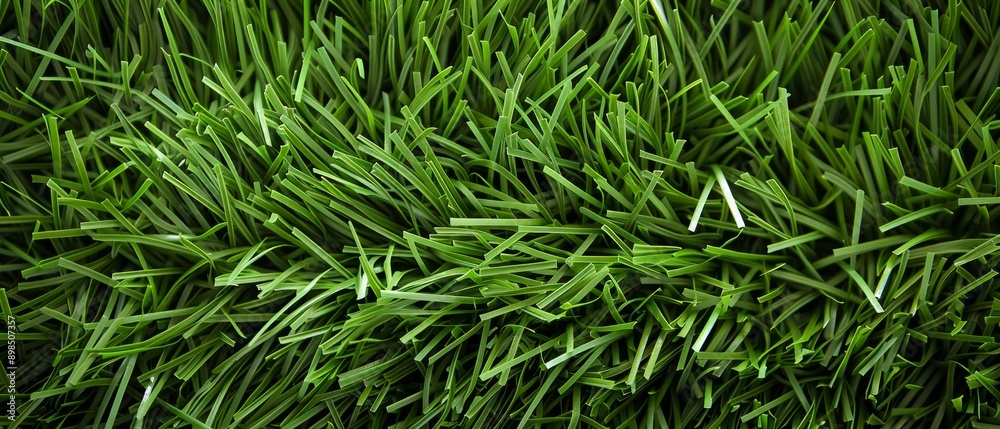 Close-up of lush green grass texture, varying shades of green stand out. Focus on central area, background blurred. White line hints at tennis court proximity. Close-up of lush green grass texture, varying shades of green stand out. Focus on central area, background blurred. White line hints at tennis court proximity.