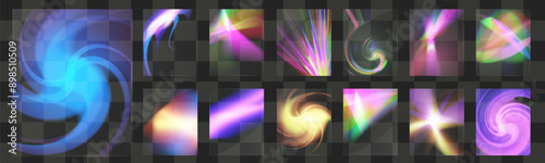 Glass with light effect. Bohemian stained glass.