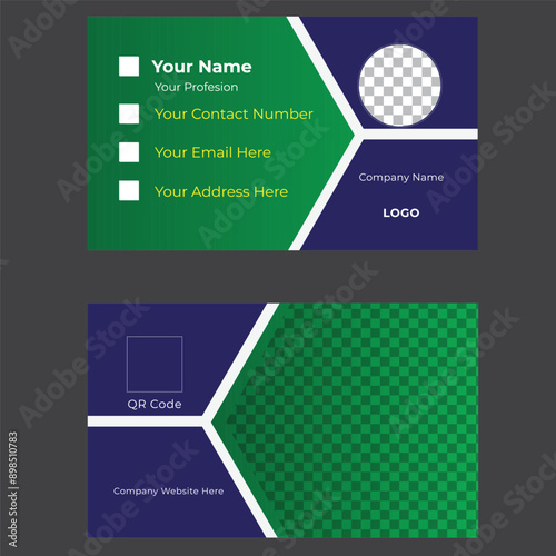 Modern Business Card , Creative visiting Card Design, Business Card Template Design