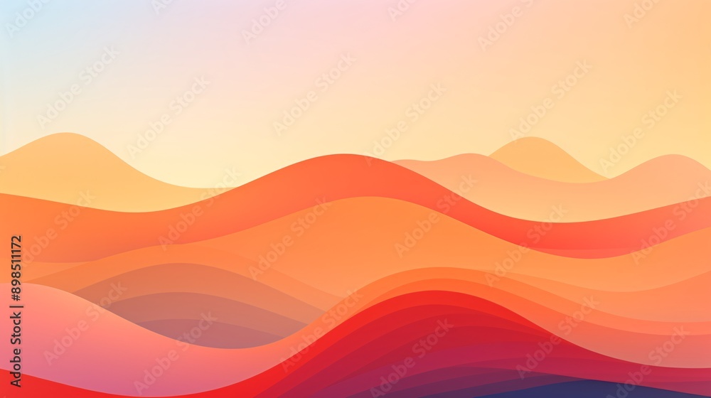 a colorful hills with a sky in the background a colorful hills with a sky in the background
