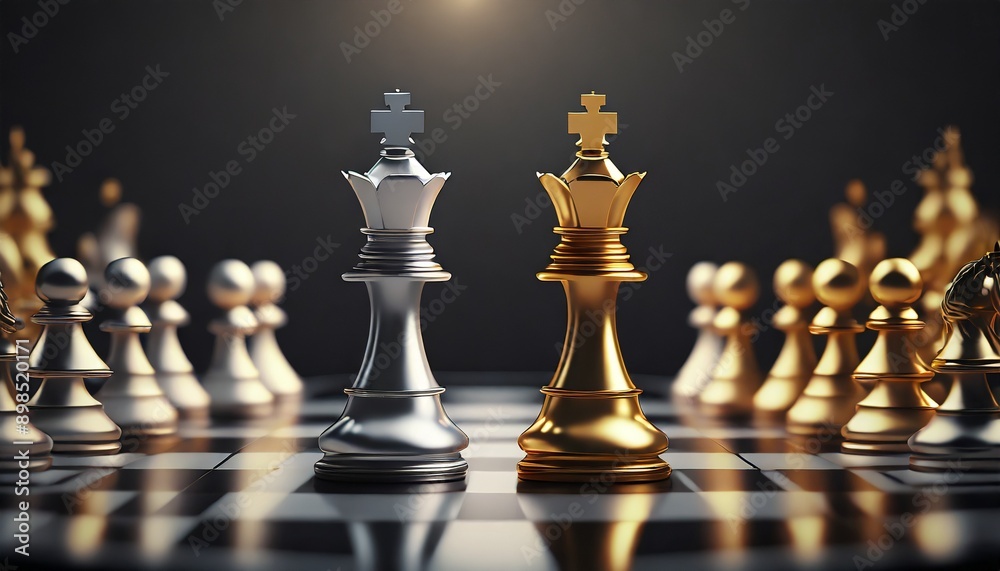 chess pieces on a chessboard chess pieces on a chessboard