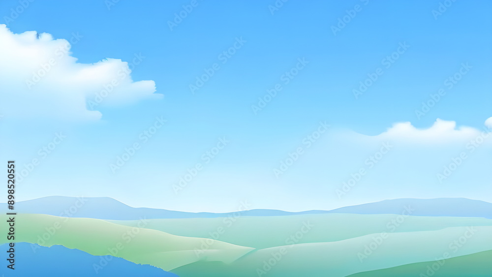 Obraz premium blue sky backdrop