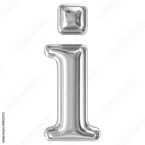 Silver Font i 3D