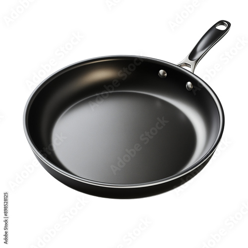 Black Frying Pan Without Background photo